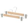 Whitmor GRADE A Natural Wood Skirt Hangers (Set of 5)(Beige)