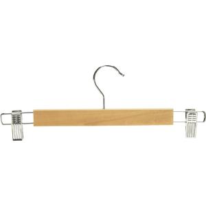 Whitmor GRADE A Natural Wood Skirt Hangers (Set of 5)(Wood natural)