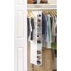 Whitmor Hanging Shoe Shelves 10 Section White(10 Pockets White)