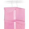 Whitmor Hanging Shoe Shelves 10 Section White(10 Shelves  Pink)