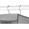 Whitmor Hanging Shoe Shelves 10 Section White(8 Shelves  Gray)
