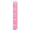 Whitmor Hanging Shoe Shelves 10 Section White(10 Shelves  Pink (Pack of 6))