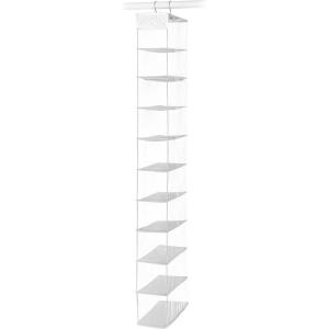 Whitmor 10 Section Hanging Shoe Shelf(10 Pockets)