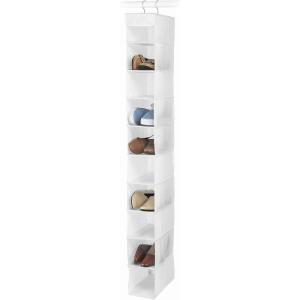 Whitmor Hanging Shoe Shelves 10 Section White(10 Pockets White)