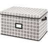 Whitmor Christmas Light Box Organizer Red with Green Trim(Plaid)