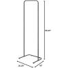 Whitmor Freestanding Wardrobe w/Fine Mesh Fabric Shelves for Portable Clothing Storage (6898-10244-SIOC)(Garment Rack)