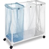 Whitmor Triple Laundry Sorter with Wheels