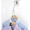 Whitmor Over The Door Hanger Holder, 1 Count (Pack of 1), Silver(Silver)