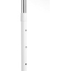 Whitmor Deluxe Adjustable Garment Rack – Rolling Clothes Organizer – White and Chrome