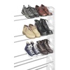 Whitmor Floor 50 Pair Shoe Tower 10 Tier White(50 Pair)