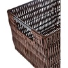 Whitmor Rattique Small Storage Tote Java((Pack of 1))